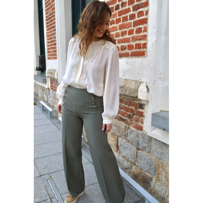 Pantalon OPHÉLIE kaki